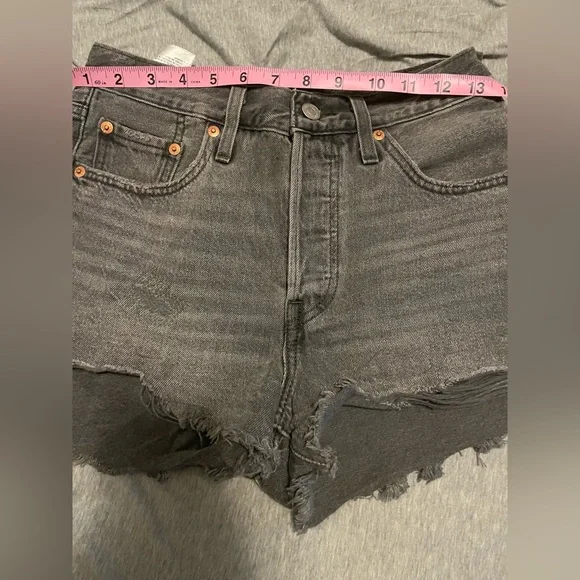 Levis 501 Denim Shorts - Picture 6 of 8